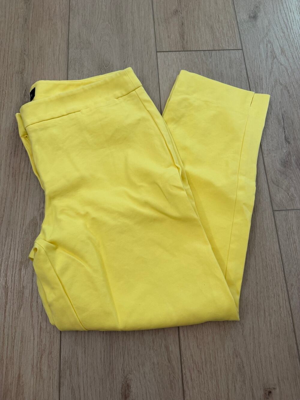 Talbots Women's Bright Yellow Signature Pant Sz 12